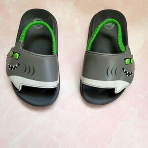 Baby Boy shark sandals open toe slingback summer